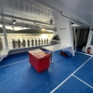 The dive deck with non-slip floor surface