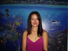 Anna Kim during her PADI Open Water Diver Course in Phuket, Thailand