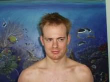 Remy Bakkerbo during his PADI Open Water Diver Course in Phuket, Thailand