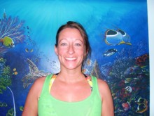 Jennifer Norine during her PADI Open Water Diver Course in Phuket, Thailand