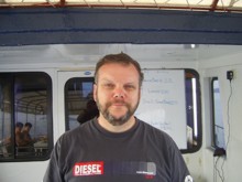 John Cross  during his PADI Open Water Diver Course in Phuket, Thailand