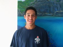 Jakob Calder during his PADI Open Water Diver Course in Phuket, Thailand