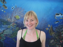 Anita Portman at the Dive The World Centre in Patong Beach, Phuket