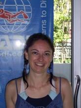 Kylee  Sharrock  during her PADI Open Water Diver Course in Phuket, Thailand