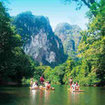 Rafting through Khao Sok National Park, Thailand