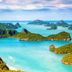 Diving at the Ang Thong National Marine Park, Thailand