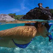 Snorkelling in Donald Duck Bay, Similan Islands