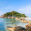 The famous landmark of Koh Nang Yuan