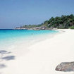 The white powder sand, so characteristic of the Similans