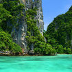 Snorkelling in Maya Bay, Phi Phi Islands