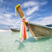 Long tail boats on Phuket Island, Thailand