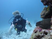Ryan J. Litchfield during his PADI diving course in Phuket