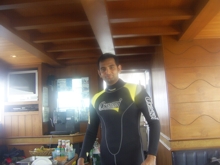 Aniket Chitnis during his PADI Advanced Open Water Diver Course in Phuket, Thailand