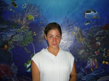 Lisa Fex during her PADI Open Water Diver Course in Phuket, Thailand