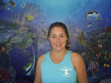 Amanda Shaw during her PADI Open Water Diver Course in Phuket, Thailand