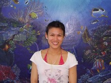 Chiau Chuin Lim during her PADI Open Water Diver Course in Phuket, Thailand