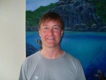 David Aldous  during his PADI Advanced Open Water Diver Course in Phuket, Thailand