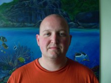 Justin Perkins during his PADI Open Water Diver Course in Phuket, Thailand