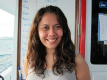 Grace Noveria during her PADI Open Water Diver Course in Phuket, Thailand