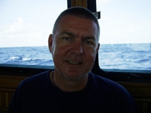 David Steele, during his PADI Open Water Diver course in Phuket